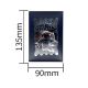 3.5g Die-Cut Wave-Edge Mylar Bag + Premium Display Box Set